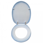 Pressalit Simply Standard Close Toilet Seat & Cover Two Tone Blue PRS-SIM-TTB