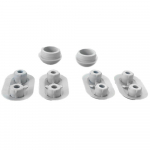 Villeroy & Boch Omnia Architectura Toilet Seat and Cover Buffer Set Grey 92208100