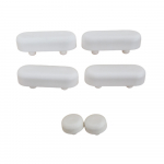 Choice 10mm Toilet Seat & Cover Buffer Set White 04015100-H10-54