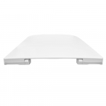 Geberit Selnova Square Top Fix Soft Close Toilet Seat and Cover White 501.556.01.1
