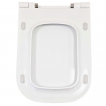 Galassia MEG11 Pro Slimline Soft Close Toilet Seat White Gloss 5478
