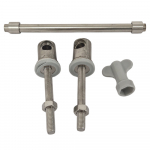 Twyford Avalon Standard Close Toilet Seat Bar Hinge Set FDS11SS