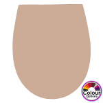 Pressalit Scandinavia Plus Soft Close With Lift Off Bottom Fixing Toilet Seat & Cover Bahama Beige 758013-D05999