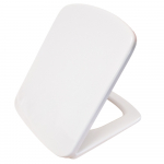 Geberit Selnova Square Standard Close Bottom Fix Toilet Seat & Cover White 500.332.01.1