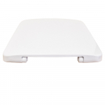 Twyford E100 Square Bottom Fix Hinge Standard Close Toilet Seat E17816WH
