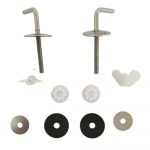 Gala Elia Urea Standard Close Toilet Seat Hinge Set 5384100