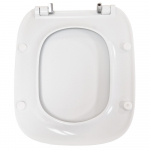Choice Debba Square Slim Soft Close Quick Release Toilet Seat & Cover White CH.506384