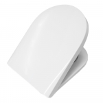 Pressalit T Soft D Soft Close Bottom Fixing Toilet Seat & Cover White 744000-D15999