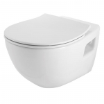 Pressalit Chilli Soft Close With Lift Off Bottom Fixing Toilet Seat & Cover White 1076000-DL2999