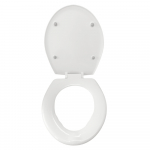 Celmac Celeste Standard Close Toilet Seat & Cover With Metal Hinge  White CELWHICSPAD