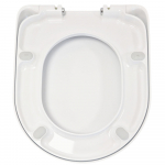 TOTO NC Soft Close Quick Release Toilet Seat and Cover White VC100N