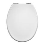 Carrara & Matta Asti STA-TITE Slow Closing White Toilet Seat & Cover 340580000