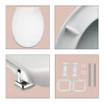 Carrara & Matta Atlantic Spa STA-TITE Marine Blue Toilet Seat & Cover 108054604