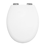 Carrara & Matta Danube Slow Closing White Toilet Seat & Cover 340300000