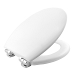 Carrara & Matta Danube Slow Closing White Toilet Seat & Cover 340300000