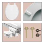 Carrara & Matta Proseat Slow-Close Toilet Seat & Cover White 340340000