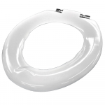 Celmac Celeste Plus Standard Close Toilet Seat Only With Metal Hinge & Stability Buffers  White SCK51WY