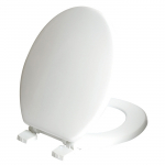 Celmac Woody Paramount Standard Close Toilet Seat & Cover With Plastic Hinge White 21230001