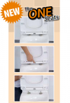 Choice ONE Short Smiley D Soft-Close Toilet Seat & Cover White CH.506064