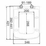 Wickes Trapano Soft-Close Toilet Seat & Cover White CH.506064