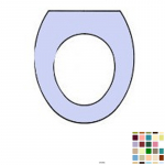 C.P. Hart Roma Soft Close Replacement Toilet Seat & Cover Lacquered Wood CHSC-CPH-ROM