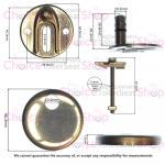 Grohe Bau Ceramic Toilet Seat Hinge Set 49529000