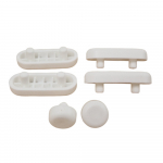 Choice 8mm Toilet Seat & Cover Buffer Set White 04015100-H8-53