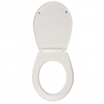 Celmac International Standard Close Toilet Seat & Cover With Plastic Bottom Fix Hinge White SNL11WH