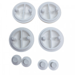 Duravit D-Code Vital Toilet Seat Buffer Set 1003710000