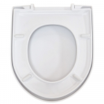 B&Q Cooke & Lewis Luciana Soft Close Original Toilet Seat & Cover White PQCS1308