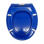 EuroShowers Rainbow Soft Close Toilet Seat & Cover Blue 84380