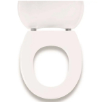 Pressalit Pinocchio Standard Close Bottom Fixing Toilet Seat & Cover White 212000-BB5999