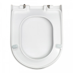 Pressalit T Soft D Soft Close Top Fixing Toilet Seat & Cover White 744000-D02999