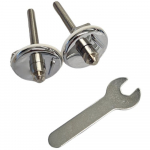 Geberit Selnova Soft Close Quick Release Toilet Seat Hinge Set 244.202.00.1