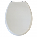 Bemis Vegas Soft Closing STA-TITE Toilet Seat & Cover White 4403CLT000