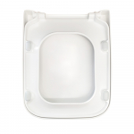 Pressalit Plan Standard Close Bottom Fixing Antibacterial Toilet Seat & Cover White 824000-DB6999