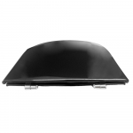 Pressalit Objecta D Standard Close Top Fixing Toilet Seat & Cover Black 172111-BQ6999