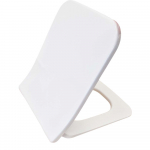 Villeroy & Boch Architectura Square Slimline Soft Close Quick Release Toilet Seat & Cover White 9M81S101