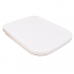 Lecico Cleo Square Soft Close Quick Release Toilet Seat & Cover White CLESTSCSQWH