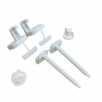 Bemis Jersey Standard Close Toilet Seat Hinge Set White HGHH7250000