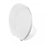 Hudson Reed Chancery Luxury Moulded Wood Standard Close Toilet Seat & Cover White NTS302