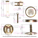 Villeroy & Boch Lifetime Soft Close Toilet Seat Hinge Set 9M02S061