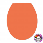 EuroShowers Rainbow Soft Close Toilet Seat & Cover Orange 84390