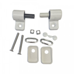 Ideal Standard Tempo Short Projection Soft Close Toilet Seat Hinge Set White T2591BJ