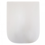 Geberit Selnova Square Top Fix Soft Close Quick Release Toilet Seat & Cover White 501.557.01.1
