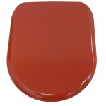 Euroshowers Rainbow D One Soft Close Quick Release Toilet Set & Cover Red 86515
