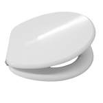 EuroShowers AntiBac MDF Standard Close Toilet Seat & Cover White 82995