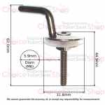 Roca The Gap Toilet Seat Hinge Set AI0020900R