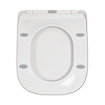 Pura Grace Soft Close Slim Toilet Seat & Cover With Quick Release White GRSL10134SCQR