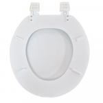 Cassellie Wooden Standard Close Toilet Seat & Cover White WTS001
